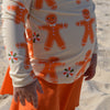 CHRISTMAS SWIM SHIRT - GINGERBREAD