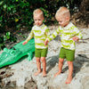 UNISEX RIBBED SHORT - AVOCADO