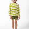 UNISEX RIBBED SHORT - AVOCADO